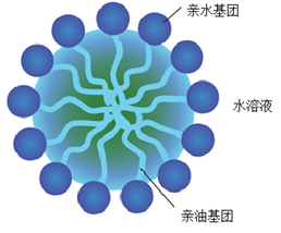 图1. 胶束示意图。图片来自Nature Materials 9,381–382 (2010)